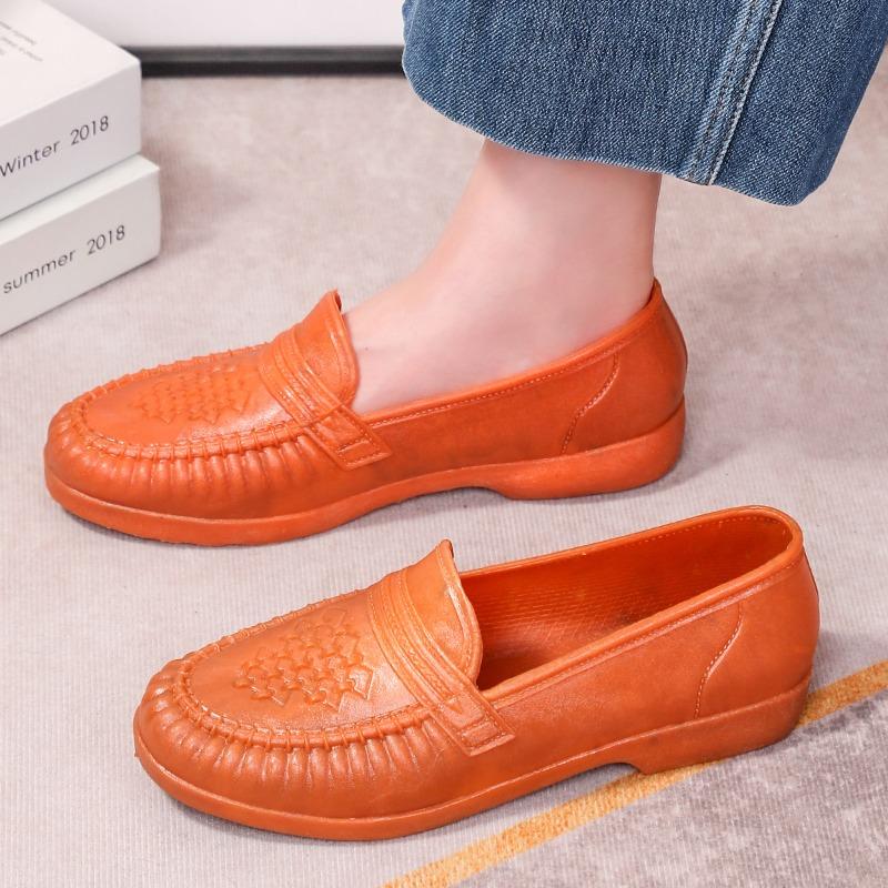 Food factory shoes rain shoes ingot low-top water shoes short waterproof women s non-slip rain boots beef tendon sole shoes without lining 40
Food factory shoes rain shoes ingot low-top water shoes short waterproof women s non-slip rain boots beef tendon sole shoes without lining 40