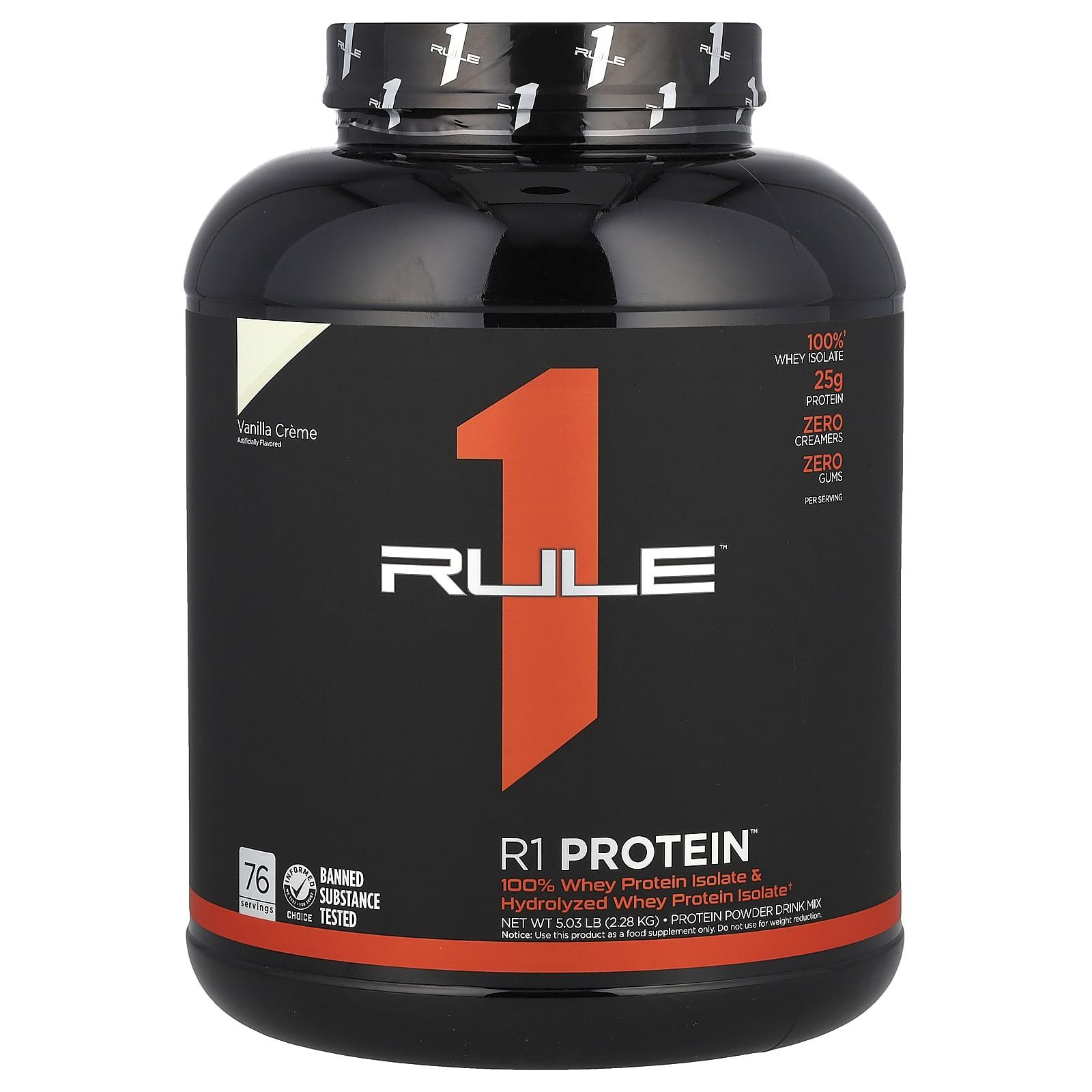 R1 Protein Powder Drink Mix, Vanilla Cream, 2.28Kg(5.03Lb)
R1 Protein Powder Drink Mix, Vanilla Cream, 2.28Kg(5.03Lb)