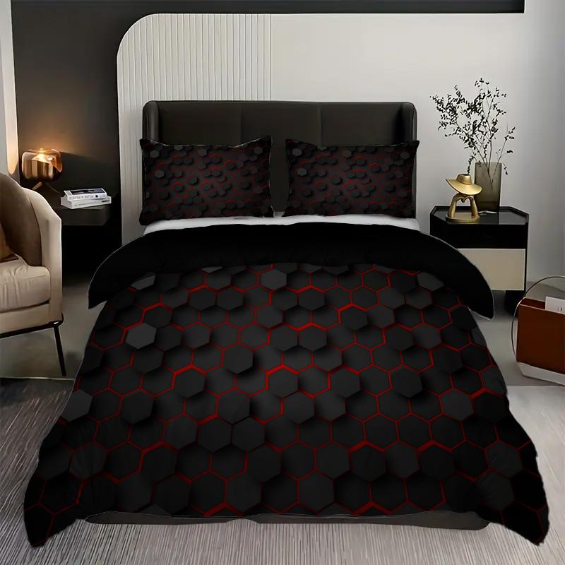 Cyberpunk Laser 3D Visual Effects Printing Quilt Cover Set Cool Technology Style Bedding Cover Polyester Comfortable Duvet Cover 135x200cm 2pcs
Cyberpunk Laser 3D Visual Effects Printing Quilt Cover Set Cool Technology Style Bedding Cover Polyester Comfortable Duvet Cover 135x200cm 2pcs