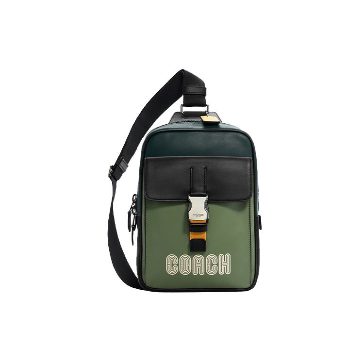 Coach Track 18 Logo Print Color Block Zipper Leather Shoulder Crossbody Bag Large Men Bags Black Green C6647-QBTII Basic Set (Bag+Dust Bag)
Coach Track 18 Logo Print Color Block Zipper Leather Shoulder Crossbody Bag Large Men Bags Black Green C6647-QBTII Basic Set (Bag+Dust Bag)