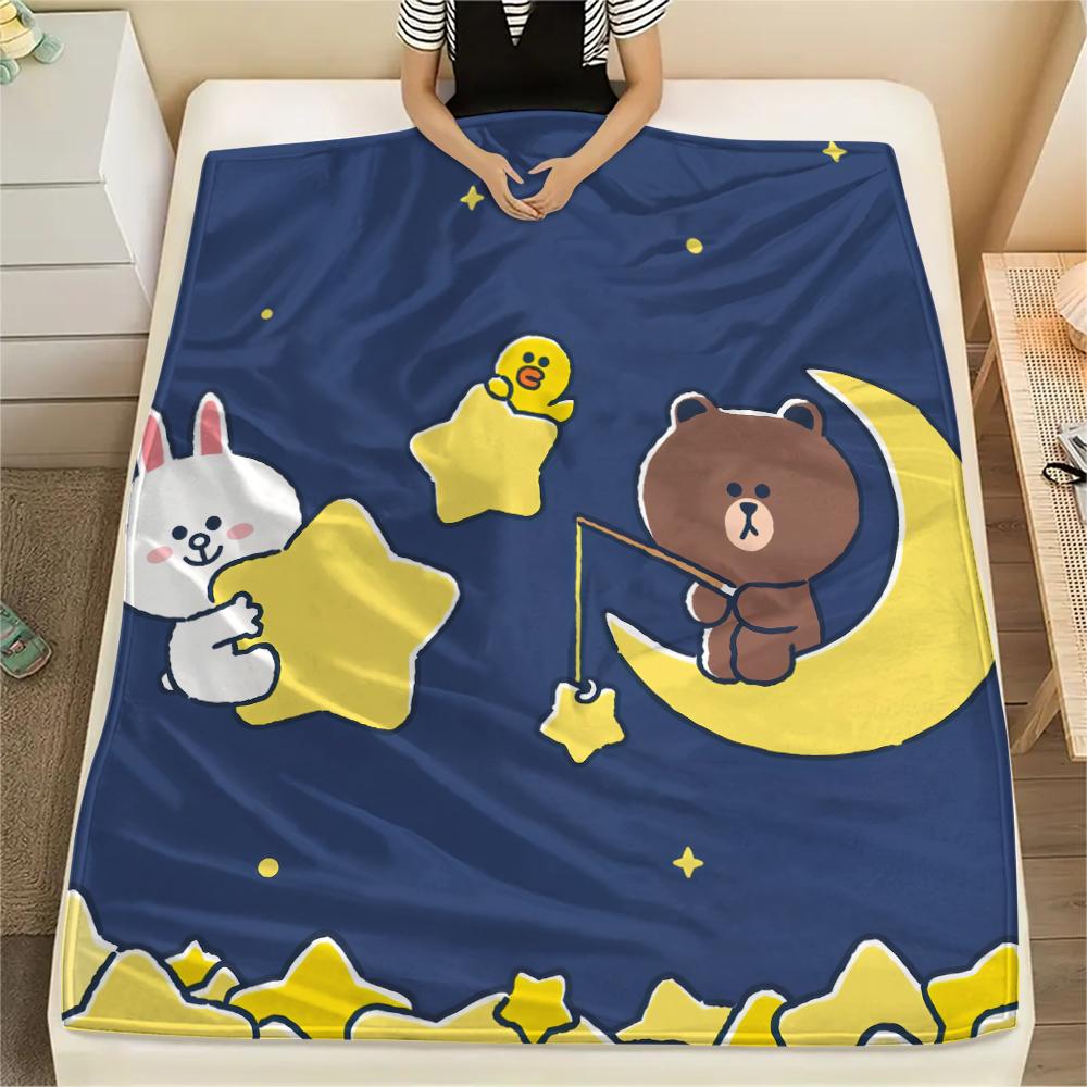 LINE FRIENDS Kawaii Blanket, Soft Throw for Home Bedroom, Perfect Gift for LINE FRIENDS Fans.chl 75x90cm
LINE FRIENDS Kawaii Blanket, Soft Throw for Home Bedroom, Perfect Gift for LINE FRIENDS Fans.chl 75x90cm