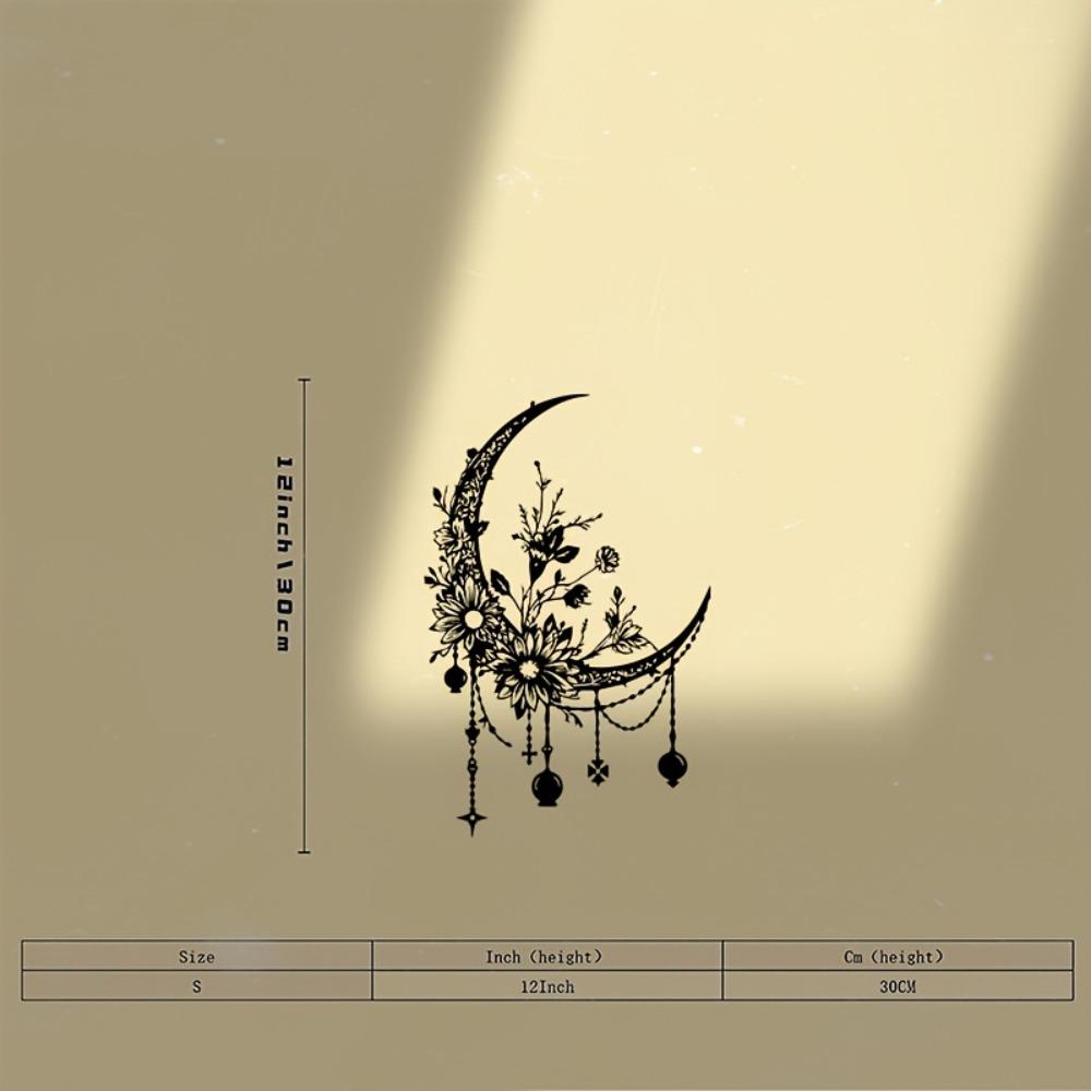 1pc Gothic Moon Flower Metal Wall Art Powder Coated Iron Mural Statue for Bedroom Halloween Decor Gift for Gothic Enthusiasts Size/S 30cm/12inch
1pc Gothic Moon Flower Metal Wall Art Powder Coated Iron Mural Statue for Bedroom Halloween Decor Gift for Gothic Enthusiasts Size/S 30cm/12inch