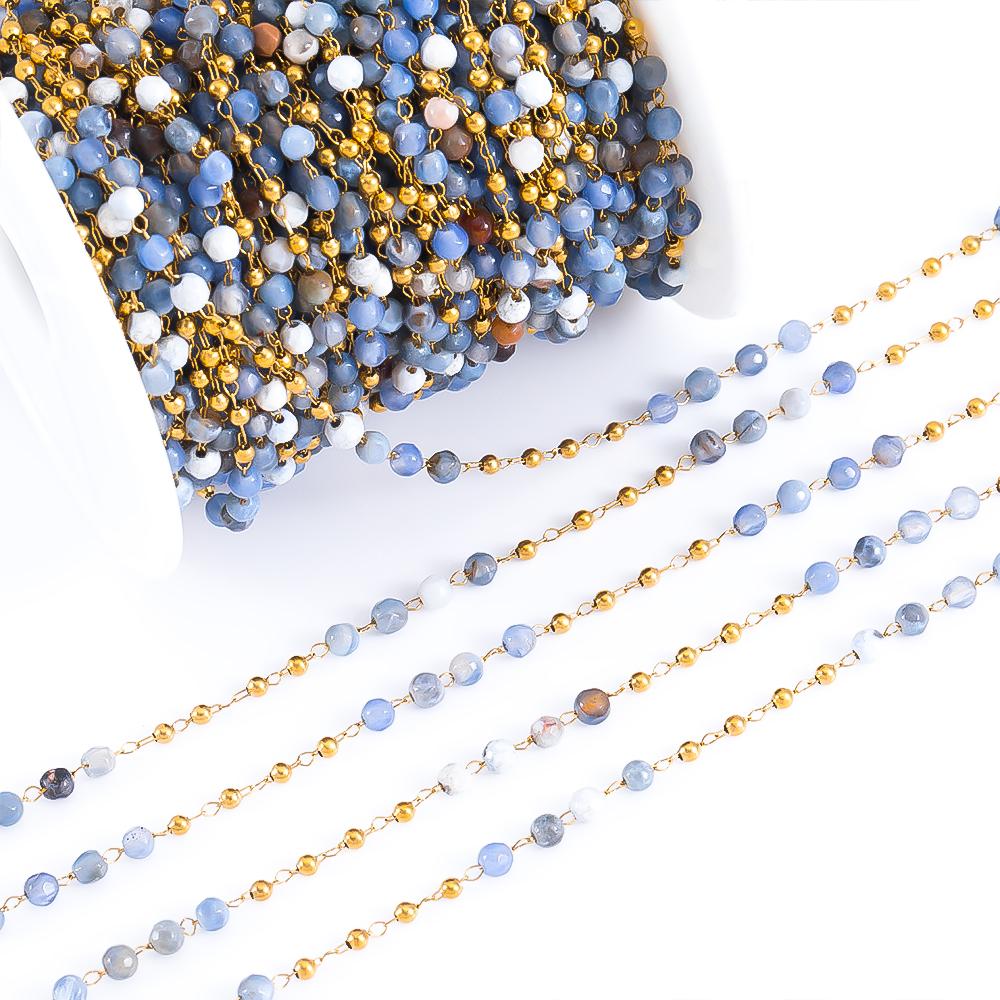 0.5Meter 1Meter Stainless Steel Chain Color Crystal Ball Stone Beads Necklace Chain for Body Jewelry Making DIY Bracelet Supply 0.5meter
0.5Meter 1Meter Stainless Steel Chain Color Crystal Ball Stone Beads Necklace Chain for Body Jewelry Making DIY Bracelet Supply 0.5meter