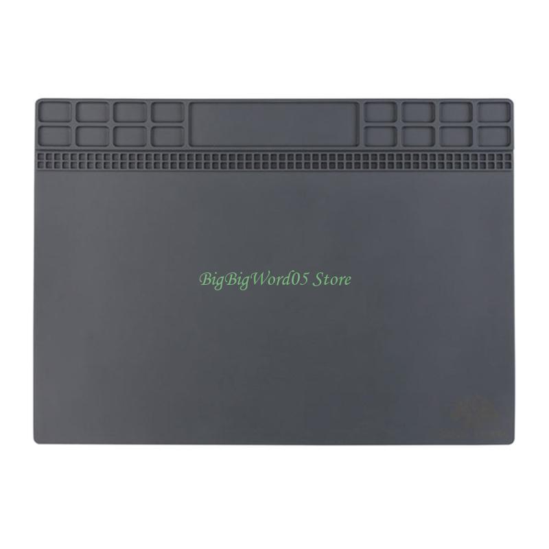 24TE Soldering Mat Station Heat-Resistant Repair Mat Multi-Purpose DIY Repair Silicone Work Pad for Soldering Brazing Iron
24TE Soldering Mat Station Heat-Resistant Repair Mat Multi-Purpose DIY Repair Silicone Work Pad for Soldering Brazing Iron