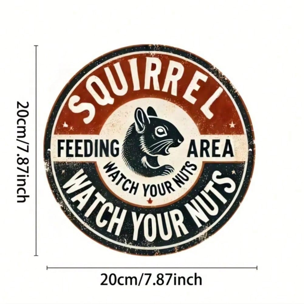 Charming Vintage Squirrel Feeding Tin Sign Home Wall Decor 20x20 різнокольоровий
Charming Vintage Squirrel Feeding Tin Sign Home Wall Decor 20x20 різнокольоровий