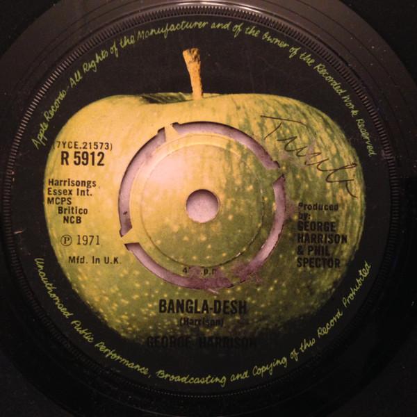 7inch Record GEORGE HARRISON - Bangla-Desh R5912 Apple Records 1971 UK Rock Used
7inch Record GEORGE HARRISON - Bangla-Desh R5912 Apple Records 1971 UK Rock Used