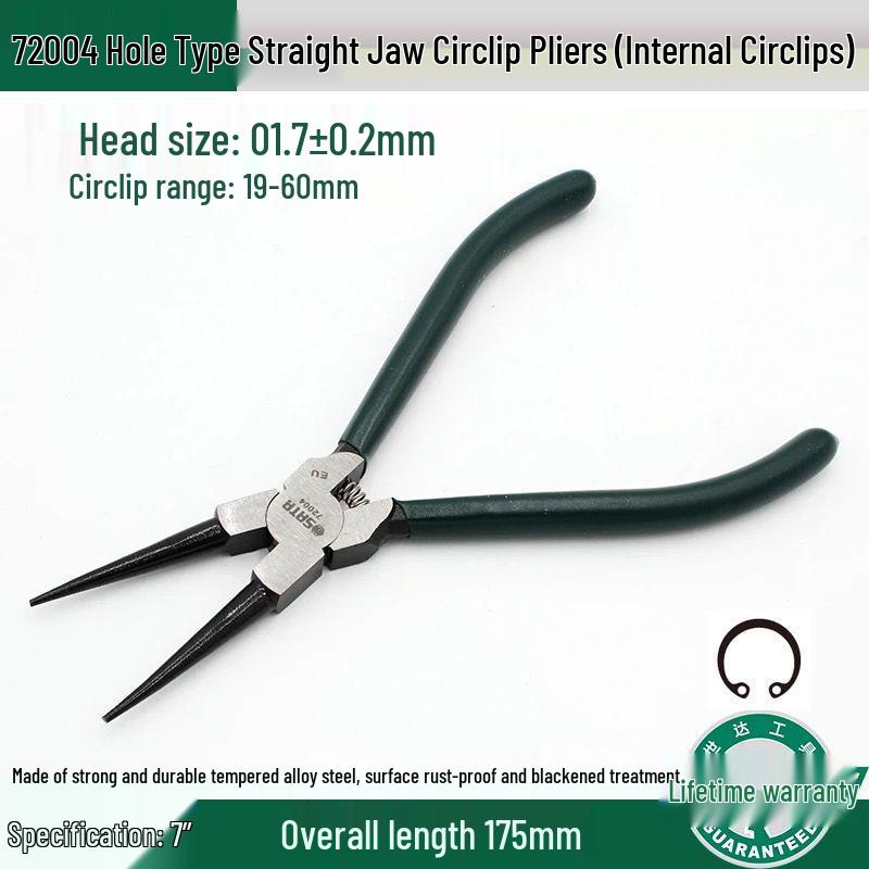 SATA Circlip & Retaining Ring Pliers - Inner/Outer Circlips, Shafts & Holes, Bent Nose
SATA Circlip & Retaining Ring Pliers - Inner/Outer Circlips, Shafts & Holes, Bent Nose