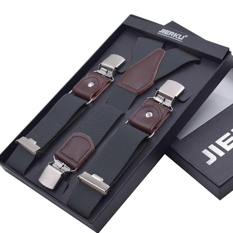 New Man s Suspenders 3 Clips Leather Braces Casual Suspensorios Trousers Strap 3.5*120cm Gift For Dad High Quality Tirantes темно серый
New Man s Suspenders 3 Clips Leather Braces Casual Suspensorios Trousers Strap 3.5*120cm Gift For Dad High Quality Tirantes темно серый