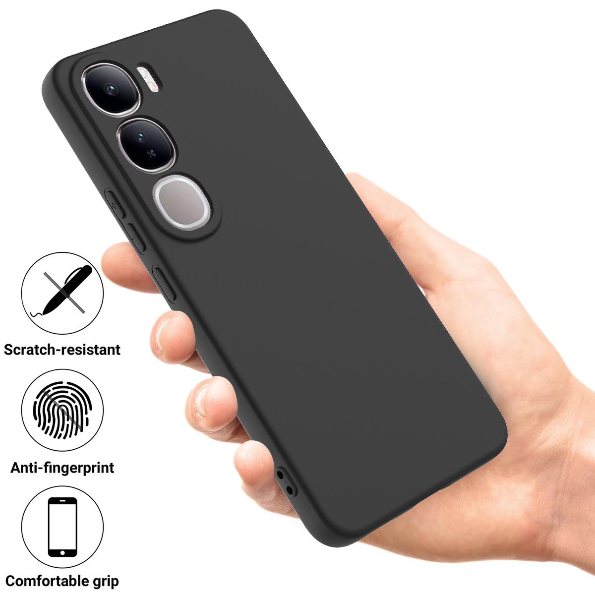 For vivo V40 Lite (Indonesia) 5G/4G Case Liquid Silicone Anti-Scratch Phone Cover with Hand Strap Green
For vivo V40 Lite (Indonesia) 5G/4G Case Liquid Silicone Anti-Scratch Phone Cover with Hand Strap Green