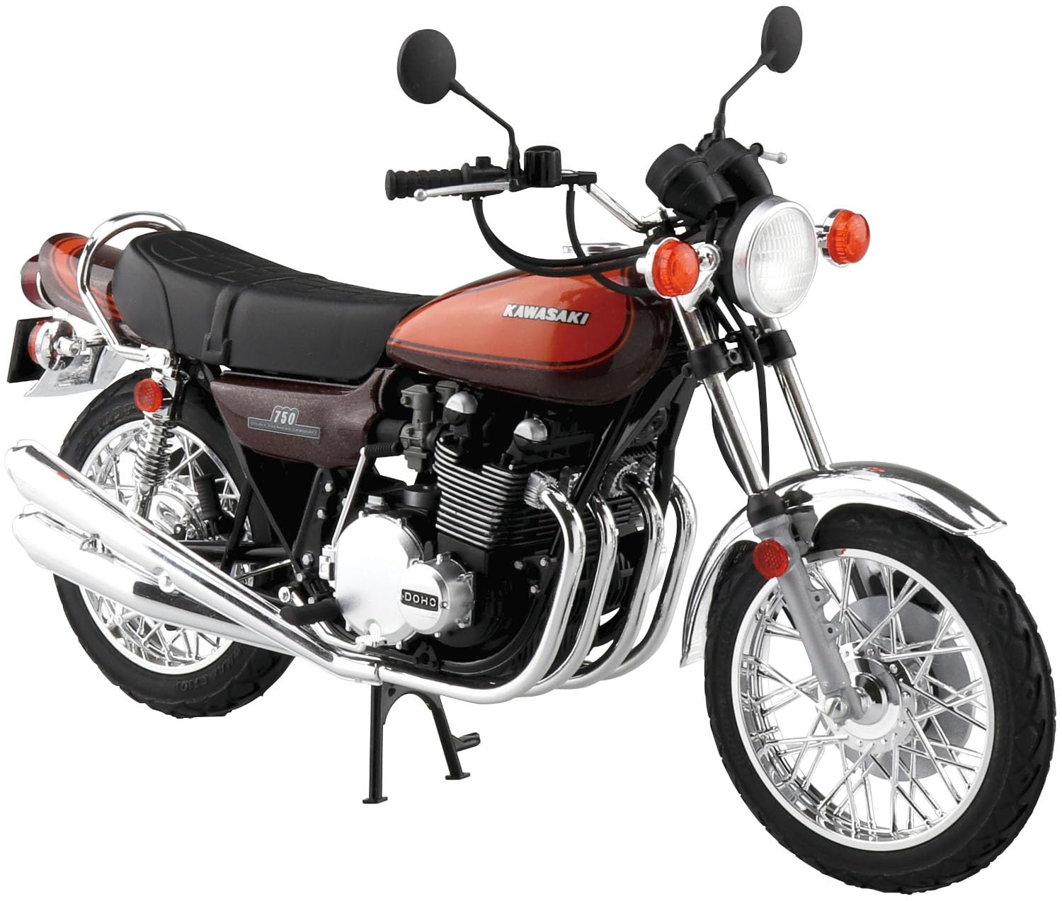 Пластиковая модель мотоцикла Aoshima Bunka Kyozaisha The Bike Series Kawasaki Z2 750RS с индивидуальными деталями 1/12 № 43 73
Пластиковая модель мотоцикла Aoshima Bunka Kyozaisha The Bike Series Kawasaki Z2 750RS с индивидуальными деталями 1/12 № 43 73