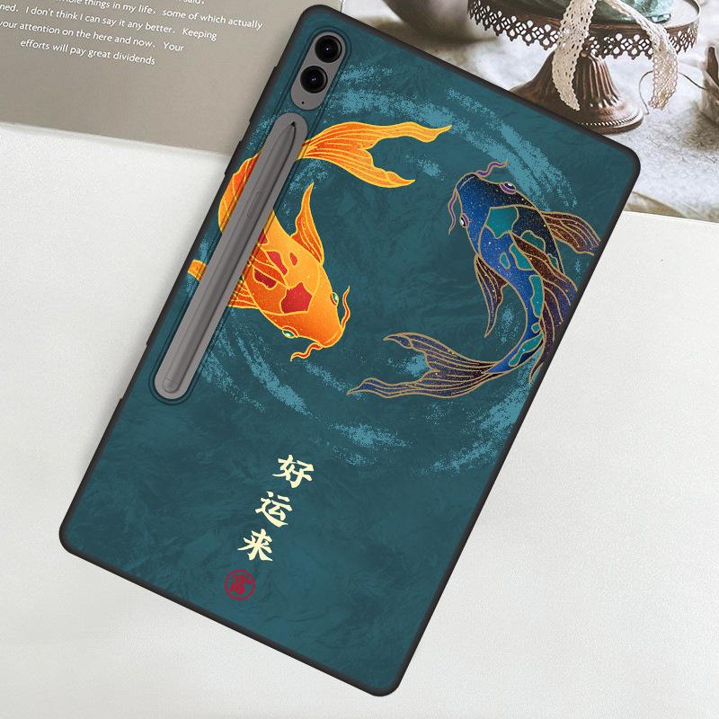 Чехол для планшета Samsung Galaxy Tab S9 FE+ S8 Ultra Carbon Fiber, чехол для планшета в китайском стиле для Galaxy Tab S9 S8 A9 Plus, мягкий силиконовый матовый протектор For Galaxy Tab S8 Plus
Чехол для планшета Samsung Galaxy Tab S9 FE+ S8 Ultra Carbon Fiber, чехол для планшета в китайском стиле для Galaxy Tab S9 S8 A9 Plus, мягкий силиконовый матовый протектор For Galaxy Tab S8 Plus