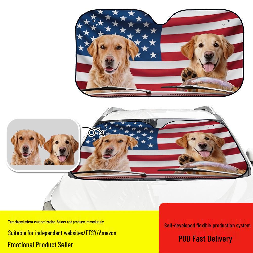 Personalized Car Sunshade with Micro-Customization - Windshield Sun Protection for Vehicles 129*69CM
Personalized Car Sunshade with Micro-Customization - Windshield Sun Protection for Vehicles 129*69CM