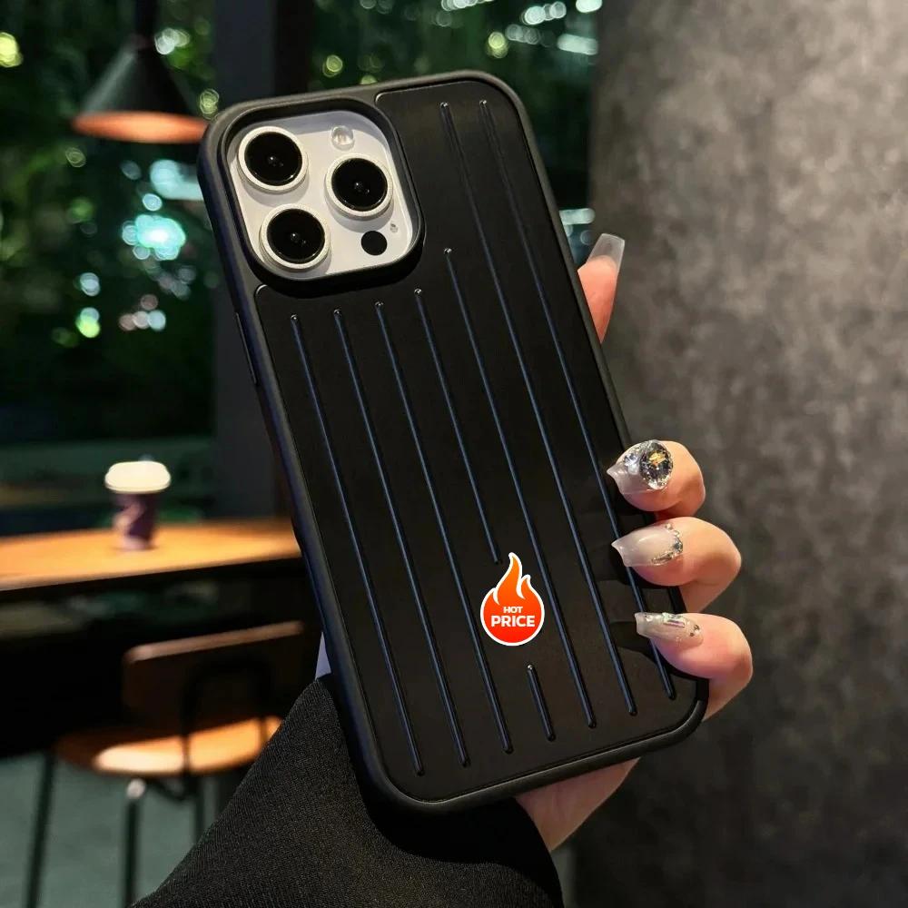 Модный 3D Чехол для телефона с гофрированной полоской, стильный, для бизнеса, багажный, для IPhone 17 16 15 14 13 Pro Max, чехол, жесткий, противоударный бампер, Funda iPhone 15
Модный 3D Чехол для телефона с гофрированной полоской, стильный, для бизнеса, багажный, для IPhone 17 16 15 14 13 Pro Max, чехол, жесткий, противоударный бампер, Funda iPhone 15
