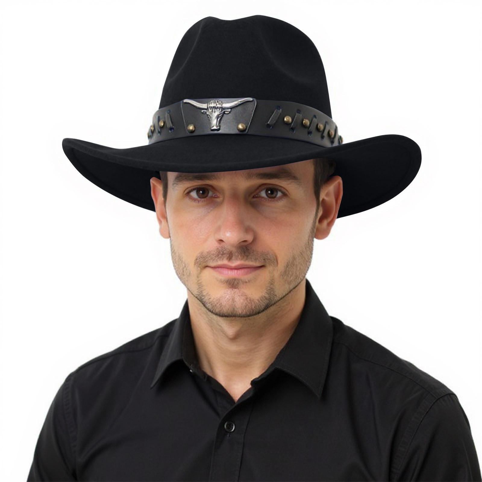 Bull Head Accessories Cowboy Bent Edge Top Hat Bent Eaves Ethnic Style Hat One Size чорний
Bull Head Accessories Cowboy Bent Edge Top Hat Bent Eaves Ethnic Style Hat One Size чорний