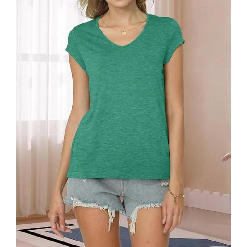 Summer Solid Color Basic U-neck Short Sleeved Top for Casual Beach Vacation Women s T-shirts 5XL светло-зеленый
Summer Solid Color Basic U-neck Short Sleeved Top for Casual Beach Vacation Women s T-shirts 5XL светло-зеленый
