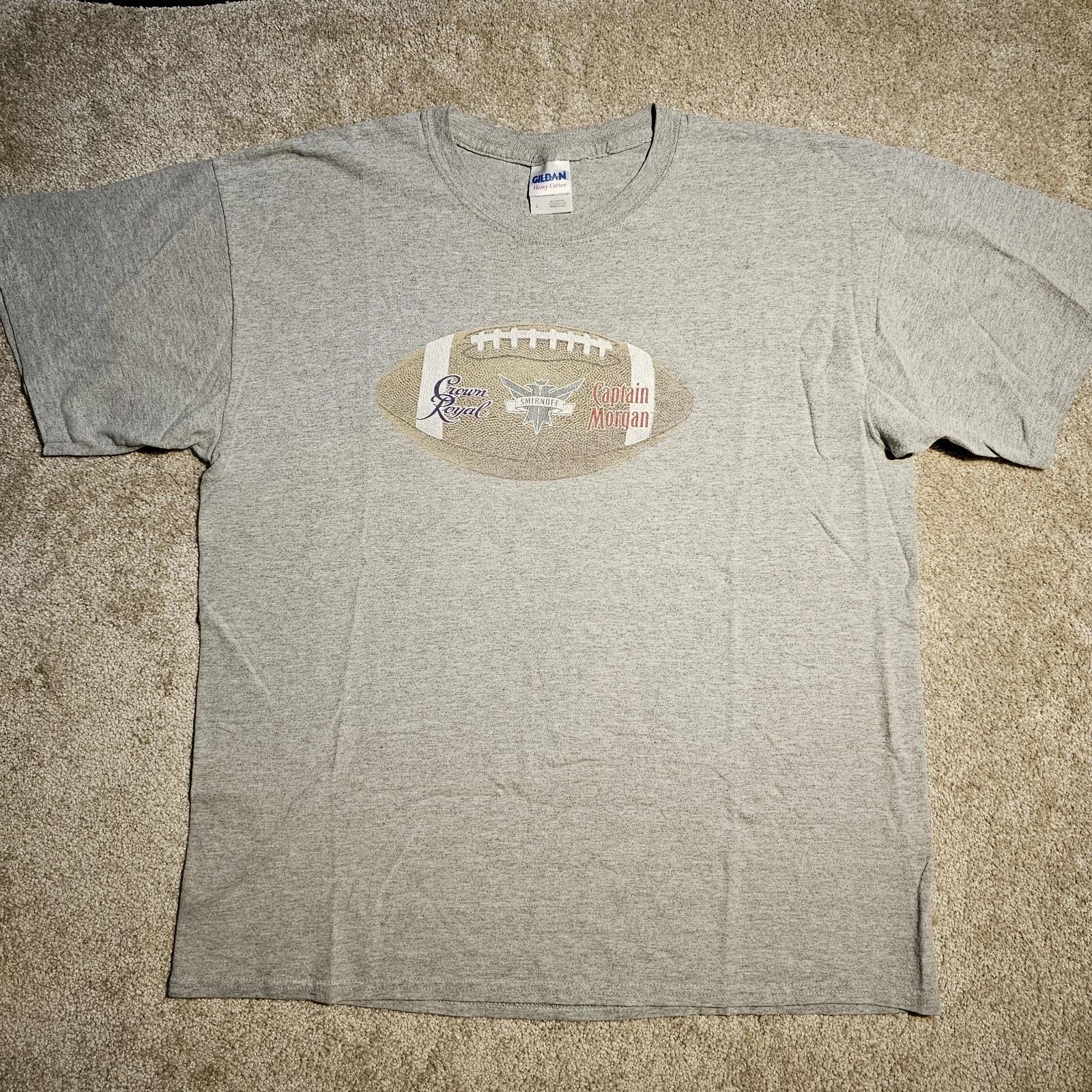Vtg Y2k Crown Royal Smirnoff Captain Morgan Mens L T-shirt Football Drinking 90s S
Vtg Y2k Crown Royal Smirnoff Captain Morgan Mens L T-shirt Football Drinking 90s S
