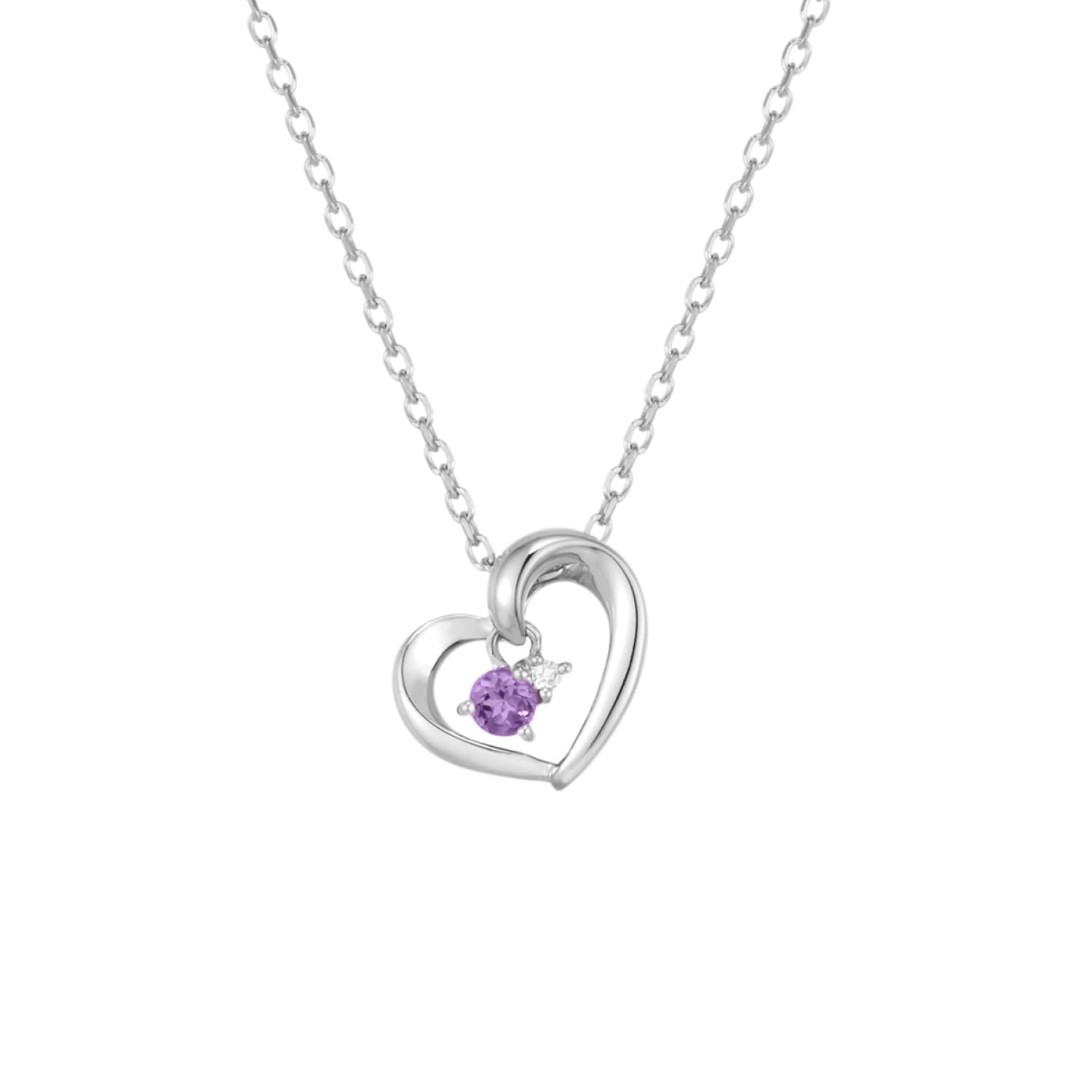 February birthstone amethyst silver necklace 111614121808 4℃ (Yondo Sea) срібний
February birthstone amethyst silver necklace 111614121808 4℃ (Yondo Sea) срібний