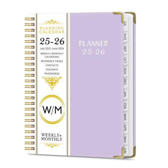 Планировщик на 2025-2026 гг. Июль 2025 г. - июнь 2026 г. Ежедневный еженедельный ежемесячный планировщик с 12 ежемесячными вкладками Блокнот со спиральным переплетом для офиса и школы фиолетовый
Планировщик на 2025-2026 гг. Июль 2025 г. - июнь 2026 г. Ежедневный еженедельный ежемесячный планировщик с 12 ежемесячными вкладками Блокнот со спиральным переплетом для офиса и школы фиолетовый