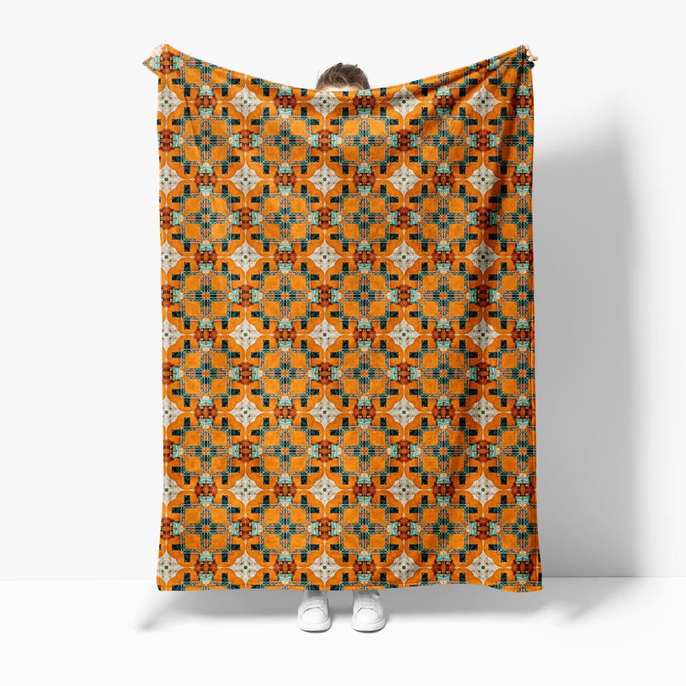 Vibrant Geometric Pattern Flannel printed blanket suitable for all seasons suitable for living room office sofa and travel 75x100cm (30x40inch)
Vibrant Geometric Pattern Flannel printed blanket suitable for all seasons suitable for living room office sofa and travel 75x100cm (30x40inch)