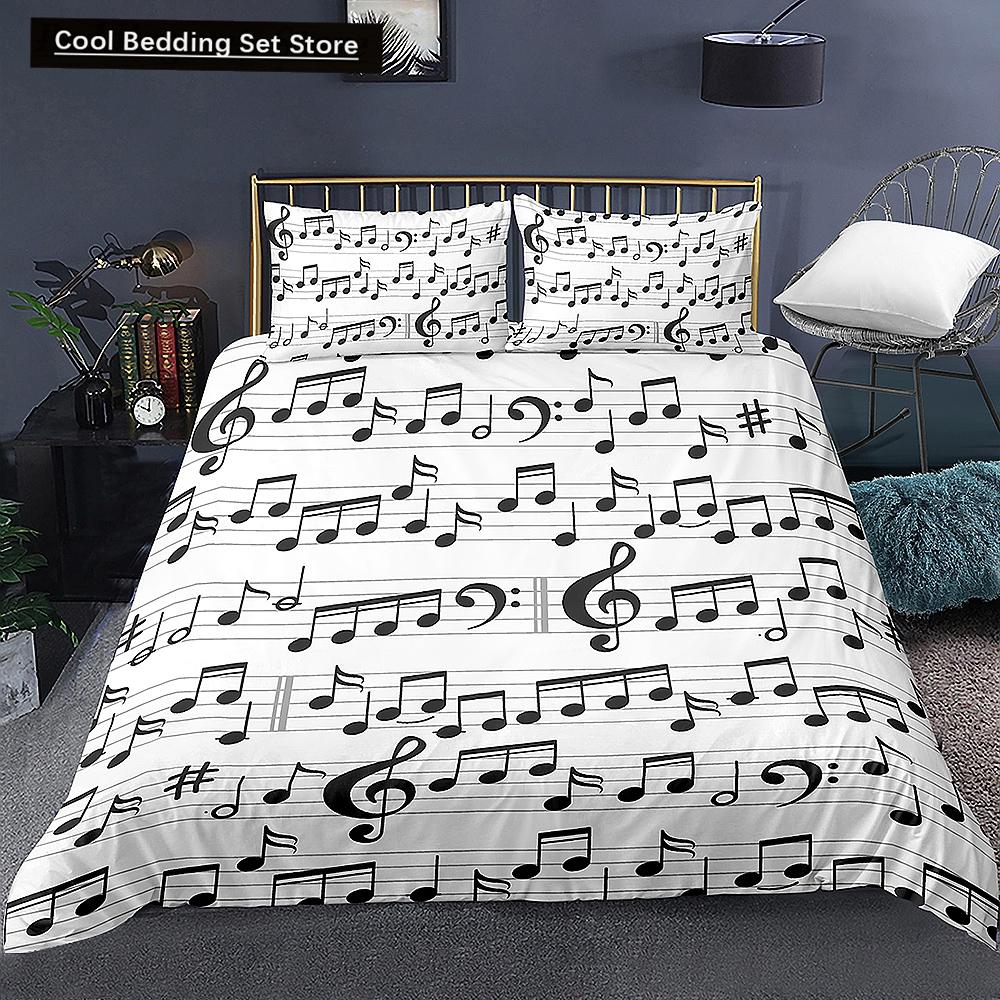 Music Notes Bedding Set for Kids Adult Duvet Cover King Queen Size Print Bed Set Home Textiles Bedclothes 2/3Pcs Duvet Cover Set EU single(135x200cm)
Music Notes Bedding Set for Kids Adult Duvet Cover King Queen Size Print Bed Set Home Textiles Bedclothes 2/3Pcs Duvet Cover Set EU single(135x200cm)