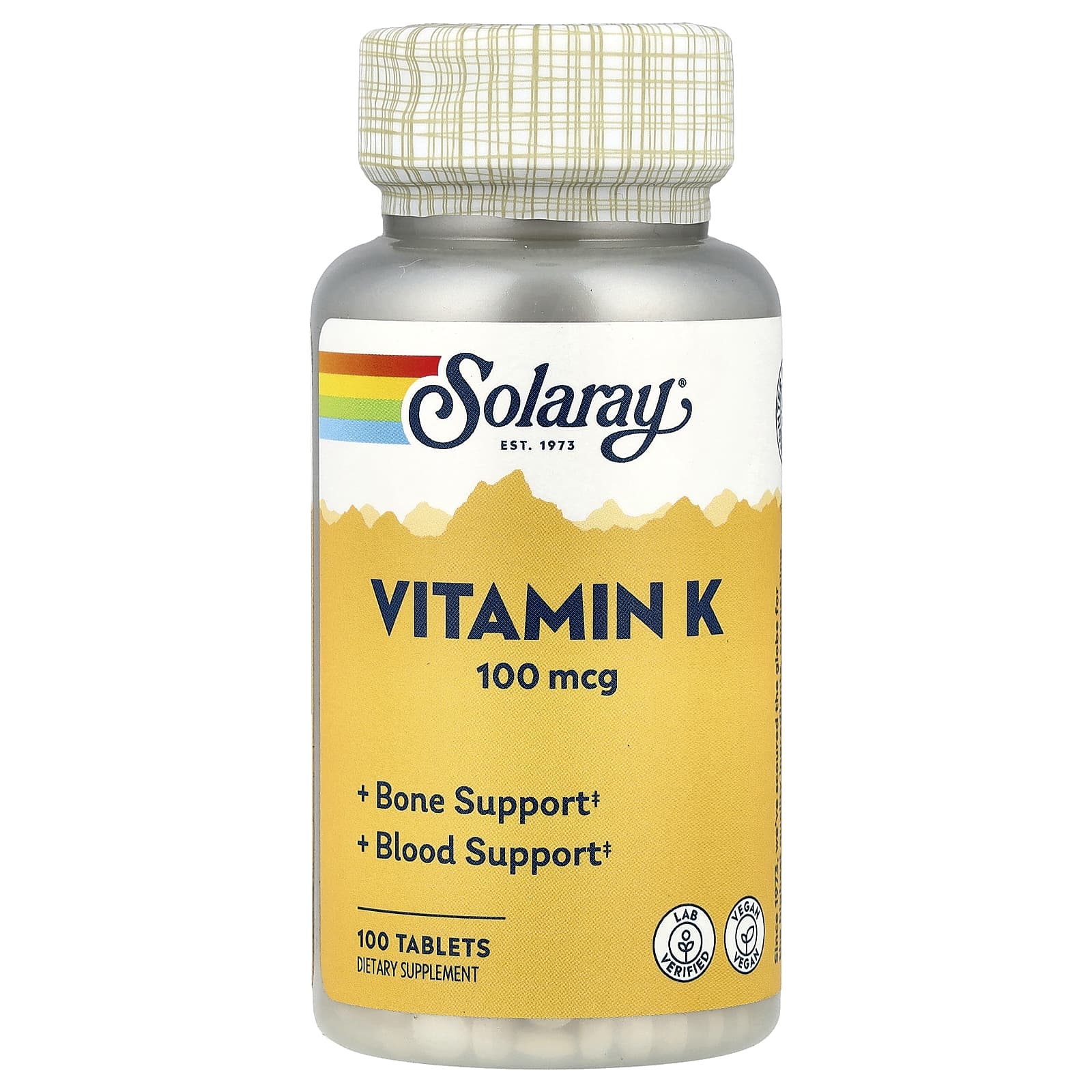 Vitamin K, 100Mcg, 100 Tablets
Vitamin K, 100Mcg, 100 Tablets