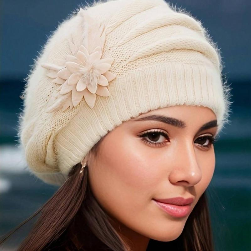 1 шт. Уютный вязаный берет для женщин - Теплая, эластичная акриловая зимняя шапка с защитой ушей, идеально подходит для катания на лыжах и мероприятий на открытом воздухе Double Flower Beige
1 шт. Уютный вязаный берет для женщин - Теплая, эластичная акриловая зимняя шапка с защитой ушей, идеально подходит для катания на лыжах и мероприятий на открытом воздухе Double Flower Beige