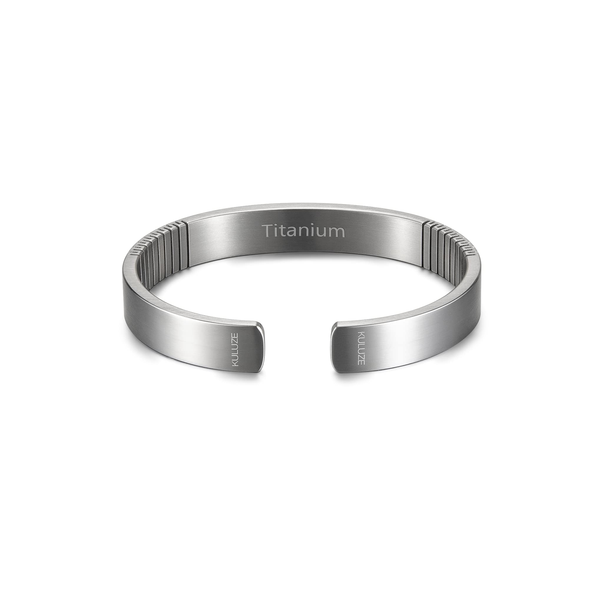 KULUZE Bracelet Pure Titan Superb Bracelet Elastic Opening Bracelet 10mm Width Bracelet Gift for S A Men s Men s Men s Him, 50-56mm, Titanium, серый
KULUZE Bracelet Pure Titan Superb Bracelet Elastic Opening Bracelet 10mm Width Bracelet Gift for S A Men s Men s Men s Him, 50-56mm, Titanium, серый