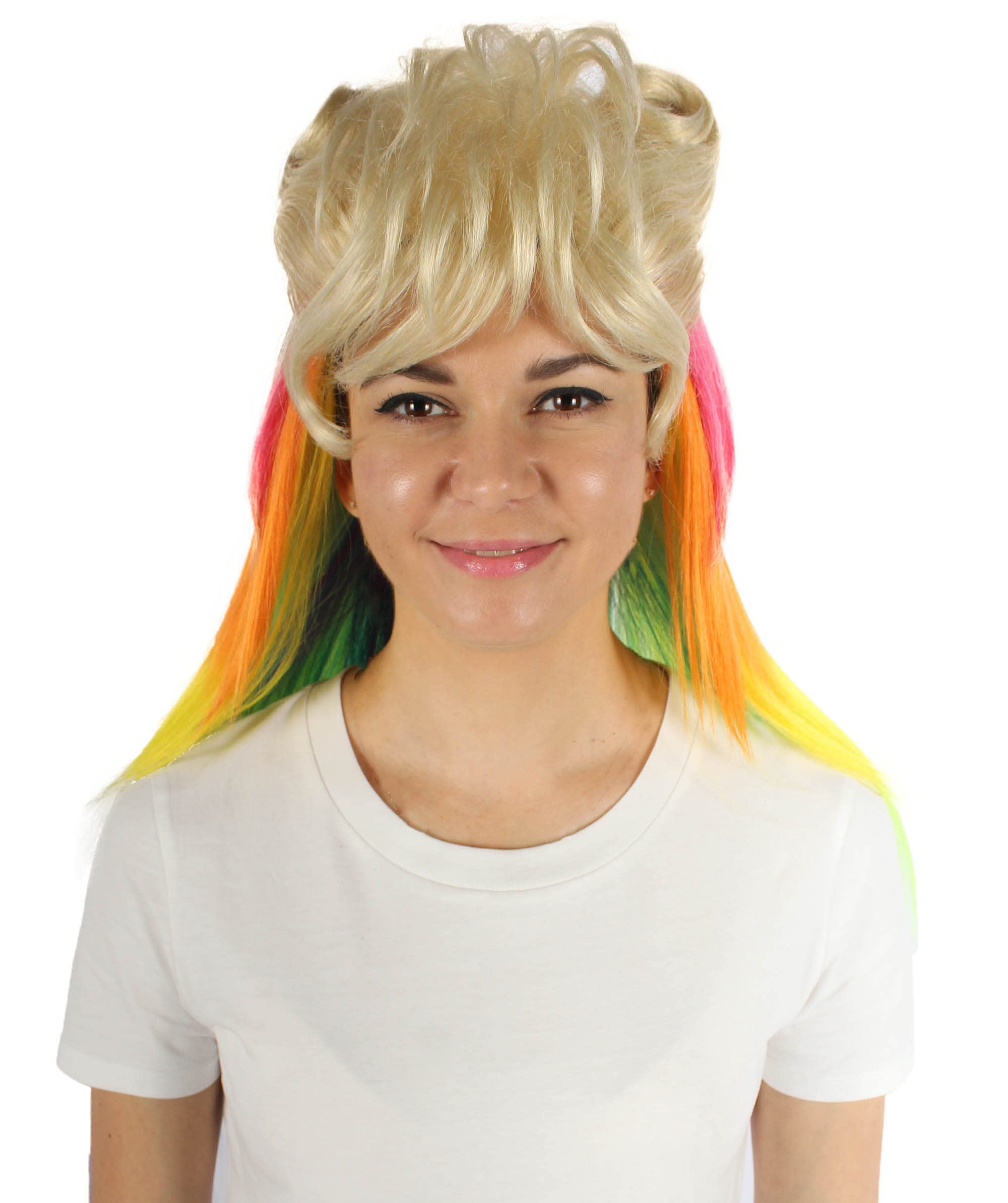 Wigs2you Premium Rainbow с париком для косплея Blonde Mullet, идеально подходит для этого случая. Изготовлен из синтетического волокна, женский, огнестойкий, H-5852.
Wigs2you Premium Rainbow с париком для косплея Blonde Mullet, идеально подходит для этого случая. Изготовлен из синтетического волокна, женский, огнестойкий, H-5852.