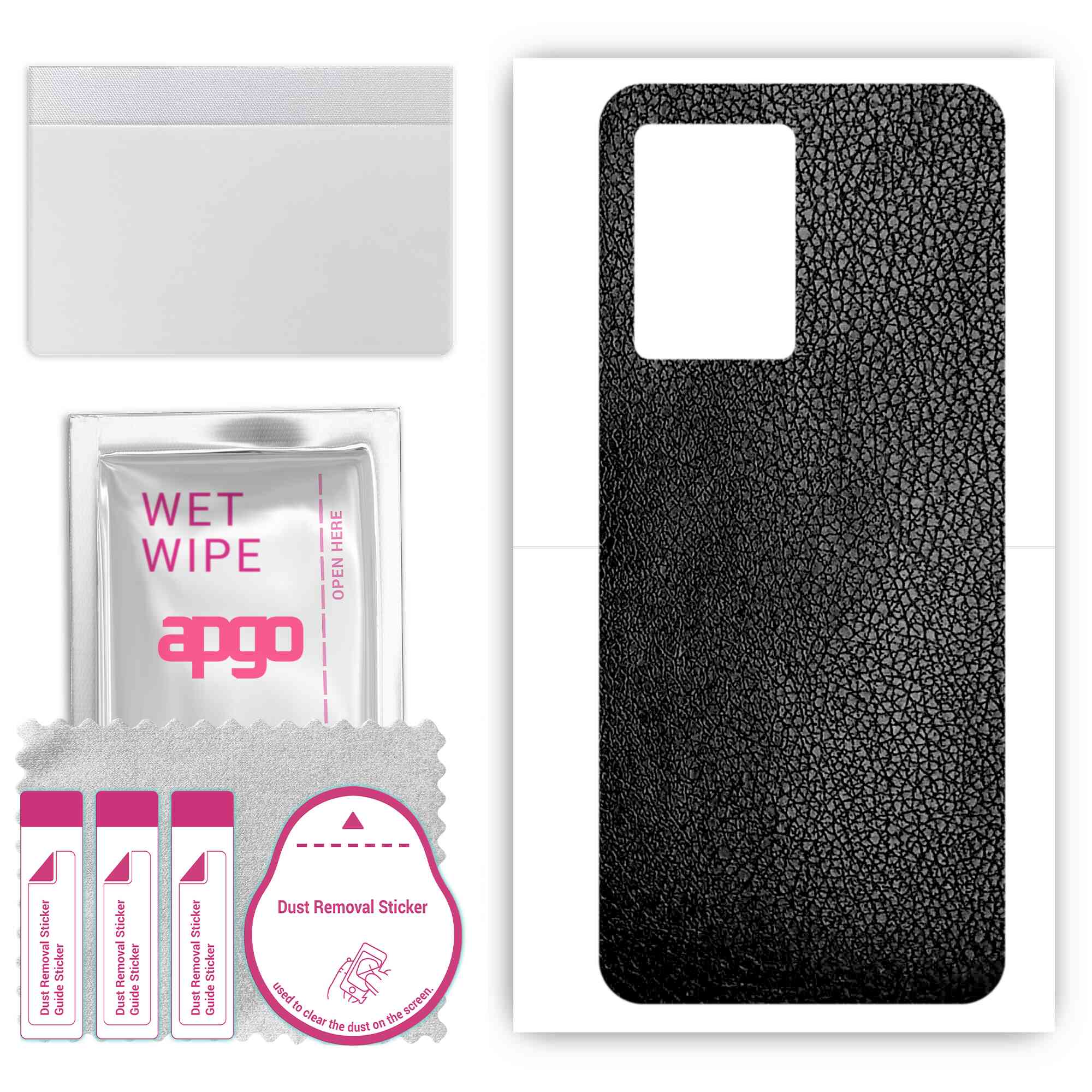 apgo Protective Skin Sticker for the back compatible with Realme Narzo 50 5G, Wrap Film, Foil, Vinyl - Pattern Black Leather
apgo Protective Skin Sticker for the back compatible with Realme Narzo 50 5G, Wrap Film, Foil, Vinyl - Pattern Black Leather