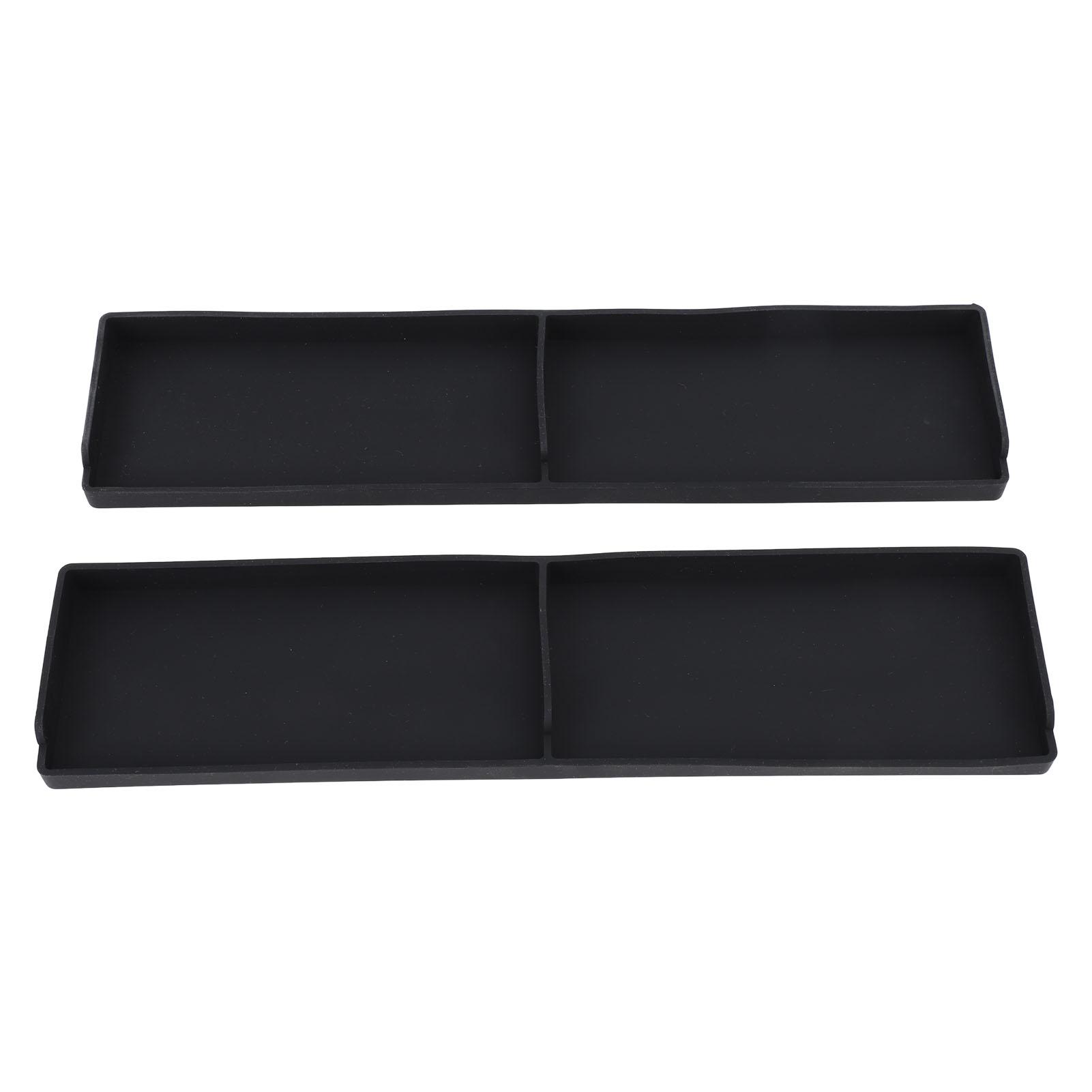 2PCS Stove Top Shelf Silicone Spice Rack Magnetic Back 2 Zones Easy to Clean Storage Organizer for Black
2PCS Stove Top Shelf Silicone Spice Rack Magnetic Back 2 Zones Easy to Clean Storage Organizer for Black