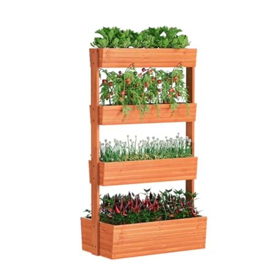 Wooden Raised Garden Bed Vertical Planter Box Freestanding Plant Stand for Indoor Outdoor Plants Herbs Flowers Vegetables Garde United States
Wooden Raised Garden Bed Vertical Planter Box Freestanding Plant Stand for Indoor Outdoor Plants Herbs Flowers Vegetables Garde United States