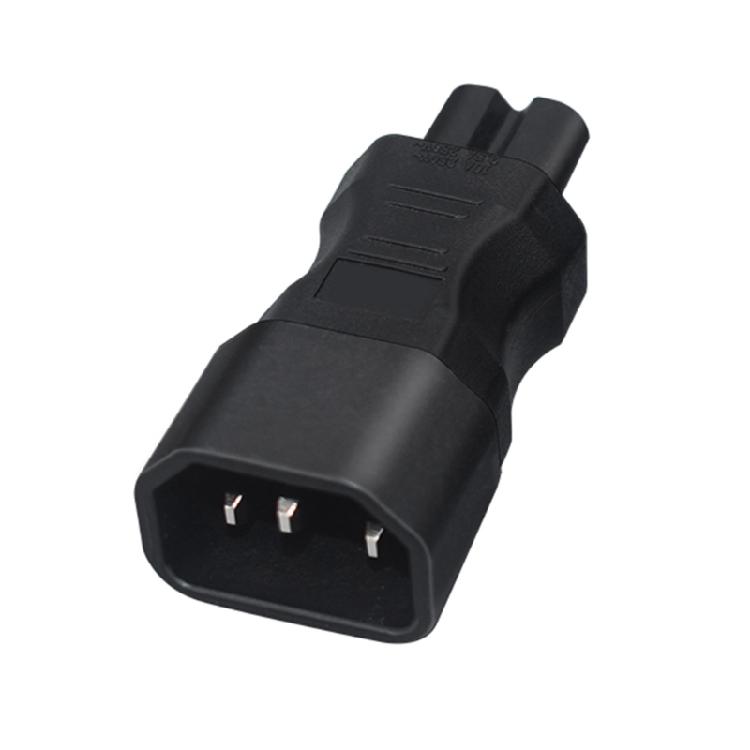 IEC320 C14 to C7, Cloverleafs Male to Figure 8 Female Adapter, 3Pin C14 Male Plugs to C7 Female Power Adapter Converters 1
IEC320 C14 to C7, Cloverleafs Male to Figure 8 Female Adapter, 3Pin C14 Male Plugs to C7 Female Power Adapter Converters 1