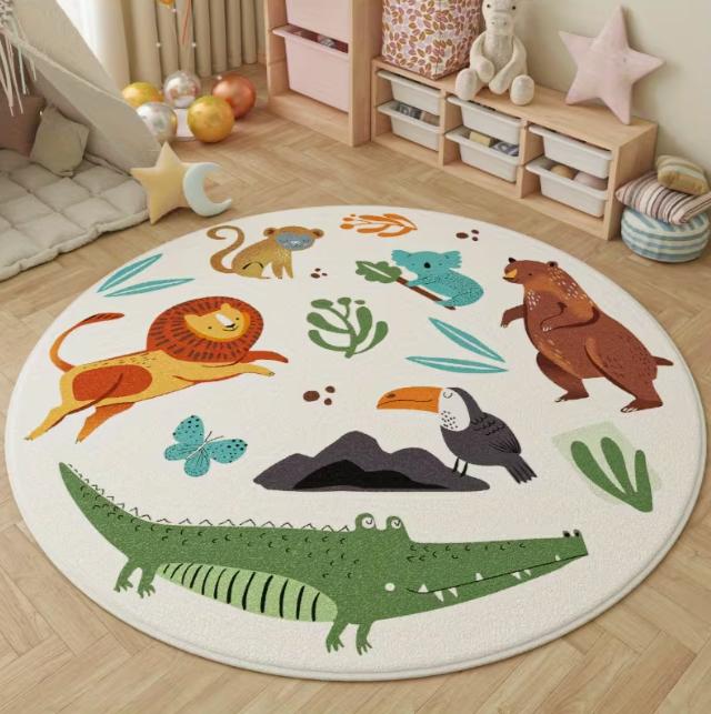 Round Mat Cartoon Dinosaur Park Style Mat Comfortable for BedroomLiving RoomRoom Autumn Winter Seasons Halloween Thanksgiving 80cm x 80cm
Round Mat Cartoon Dinosaur Park Style Mat Comfortable for BedroomLiving RoomRoom Autumn Winter Seasons Halloween Thanksgiving 80cm x 80cm