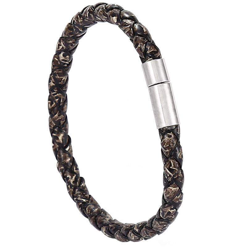 Multi Color 6mm Woven Leather Rope Bracelet for Men and Women Socket Magnetic Buckle Bangles Couple Bracelets Fashion Jewerly 21cm
Multi Color 6mm Woven Leather Rope Bracelet for Men and Women Socket Magnetic Buckle Bangles Couple Bracelets Fashion Jewerly 21cm