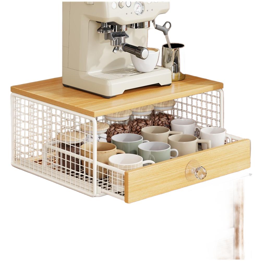 1PC Coffee Machine Shelf 2 Tier Coffee Machine Storage Rack Black White Drawer Type Desktop Organizer Holder 45*35*19cm білий
1PC Coffee Machine Shelf 2 Tier Coffee Machine Storage Rack Black White Drawer Type Desktop Organizer Holder 45*35*19cm білий