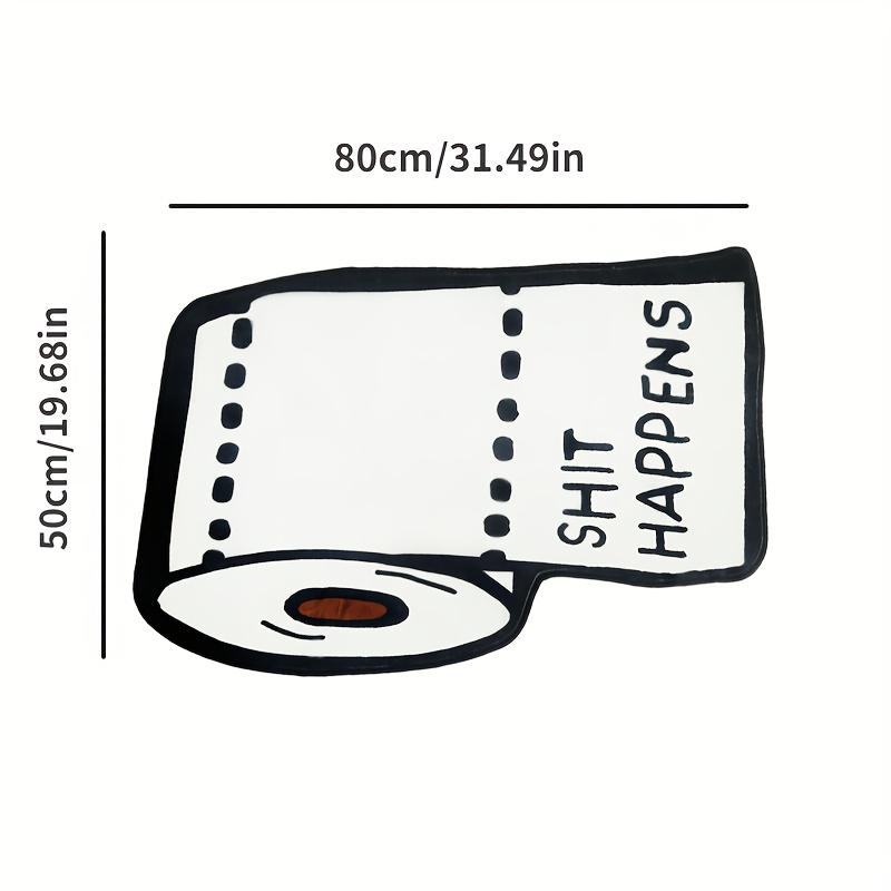 VIKAMA 50x80cm Shit Happen Personality Carpet Creative Floor Mat Rug For Bedroom Carpet For Live Room Funny Carpet Home Decorati 40X60CM (1.3X2FT
VIKAMA 50x80cm Shit Happen Personality Carpet Creative Floor Mat Rug For Bedroom Carpet For Live Room Funny Carpet Home Decorati 40X60CM (1.3X2FT