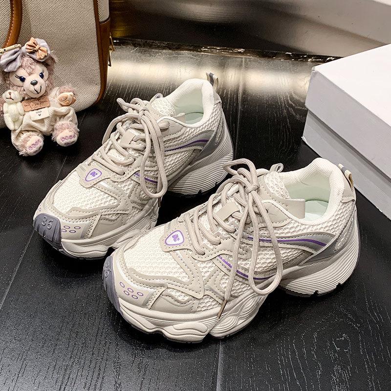 Platform dad shoes women s spring and autumn new student mesh breathable heightening lightweight casual sports shoes women 40 фиолетовый
Platform dad shoes women s spring and autumn new student mesh breathable heightening lightweight casual sports shoes women 40 фиолетовый