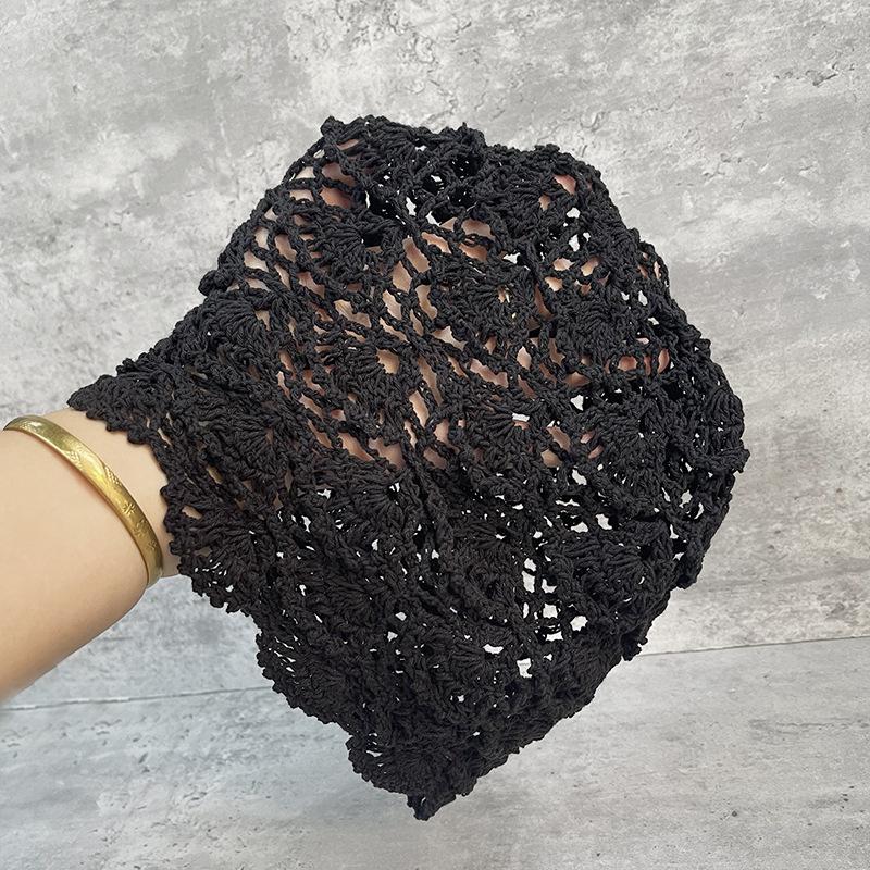 French Handmade Crochet Heap Hat Children Spring And Summer Hollow Foreign Style Knitted Pullover Hat Niche Literary Baotou Hat Tide M(56-58cm)
French Handmade Crochet Heap Hat Children Spring And Summer Hollow Foreign Style Knitted Pullover Hat Niche Literary Baotou Hat Tide M(56-58cm)