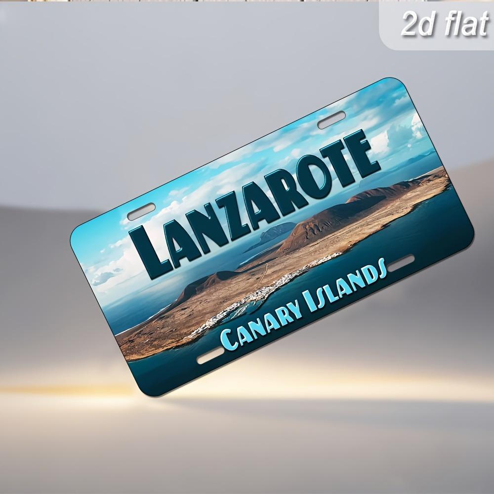 Lanzarote Canary Islands Volcanic Coastline Scenery License Plate Style Aluminum Metal Sign Retro Spanish Travel Souvenir Wall A 15x30cm(5.9x7.8inch)
Lanzarote Canary Islands Volcanic Coastline Scenery License Plate Style Aluminum Metal Sign Retro Spanish Travel Souvenir Wall A 15x30cm(5.9x7.8inch)