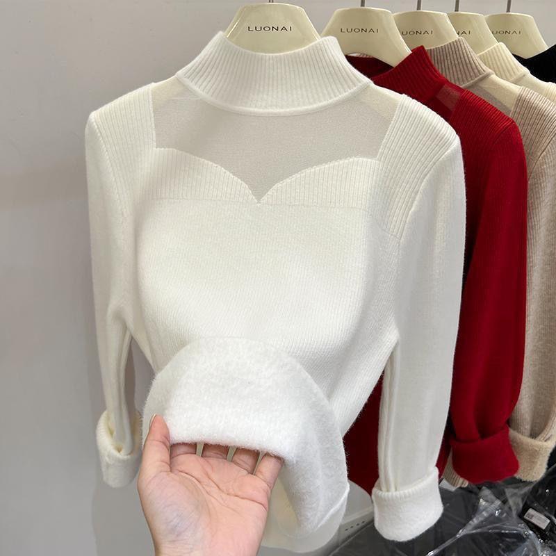 Fleece sweater women s inner thickened semi-turtleneck women s niche design top integrated fleece winter new m (47.5-52.5kg )
Fleece sweater women s inner thickened semi-turtleneck women s niche design top integrated fleece winter new m (47.5-52.5kg )