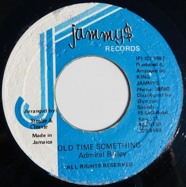 7inch Record ADMIRAL BAILEY Old Time Something NONE Jammys Records 1987 Jamaica Reggae Ska Dub Used
7inch Record ADMIRAL BAILEY Old Time Something NONE Jammys Records 1987 Jamaica Reggae Ska Dub Used