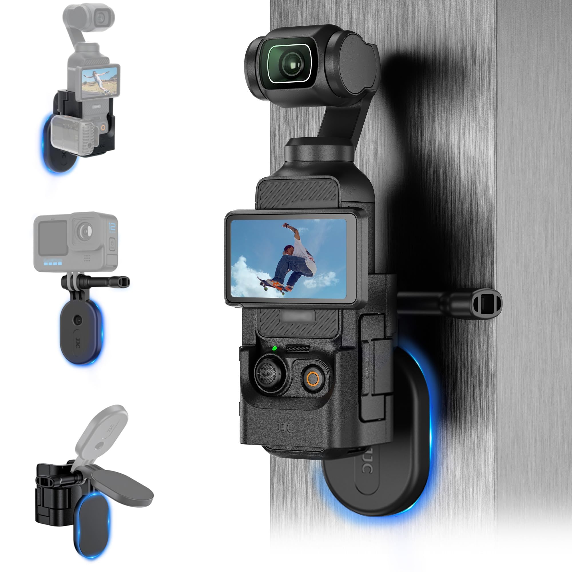 JJC DJI Osmo Pocket 3 Magnetic Mount Expansion Adapter Camera Cage Magnetic Mount Pocket 3 Magnetic Base with Cold Shoe Action Camera Adapter Tripod
JJC DJI Osmo Pocket 3 Magnetic Mount Expansion Adapter Camera Cage Magnetic Mount Pocket 3 Magnetic Base with Cold Shoe Action Camera Adapter Tripod