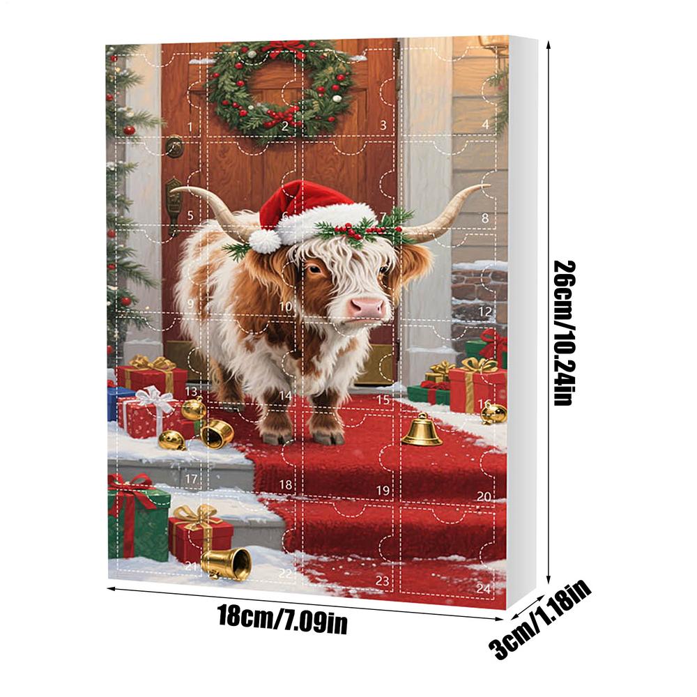 2026 Christmas Advent Calendar 24 Days Countdown 2D Acrylic Highland Cow Pendant Ornament for Car Home Window Decor Xmas Decor L
2026 Christmas Advent Calendar 24 Days Countdown 2D Acrylic Highland Cow Pendant Ornament for Car Home Window Decor Xmas Decor L