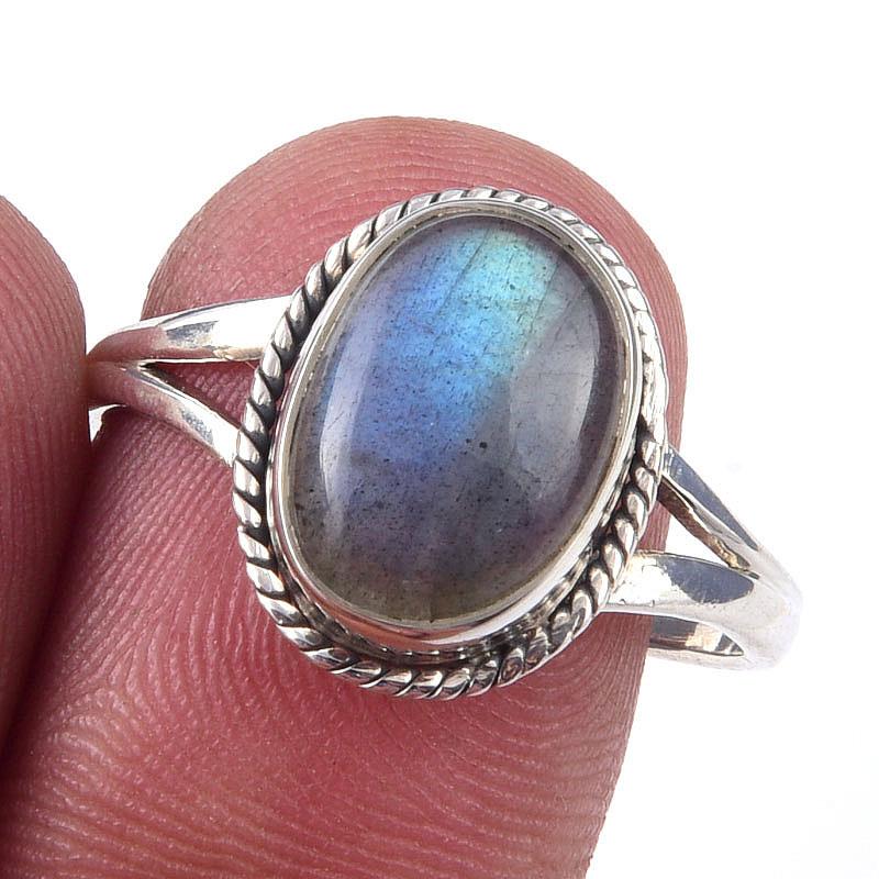 Natural Labradorite Gemstone Handmade 925 Solid Sterling Silver Ring Size 9 E8v12
Natural Labradorite Gemstone Handmade 925 Solid Sterling Silver Ring Size 9 E8v12