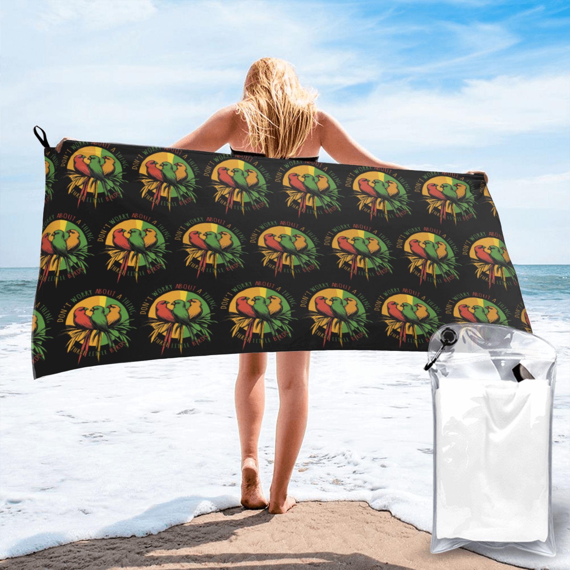 Kawaii Three Little Birds Reggae Beach Towel Soft Microfiber Quick Dry Absorbent Quick Towels For Bath W40*H60(CM)
Kawaii Three Little Birds Reggae Beach Towel Soft Microfiber Quick Dry Absorbent Quick Towels For Bath W40*H60(CM)