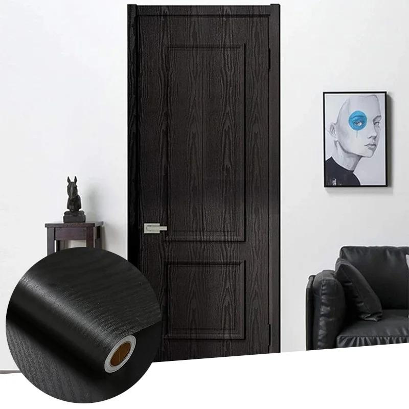 Self adhesive wallpaper 40cm household black wood grain simple waterproof home decoration oil resistant kitchen cabinet desktop 40CMX1M
Self adhesive wallpaper 40cm household black wood grain simple waterproof home decoration oil resistant kitchen cabinet desktop 40CMX1M