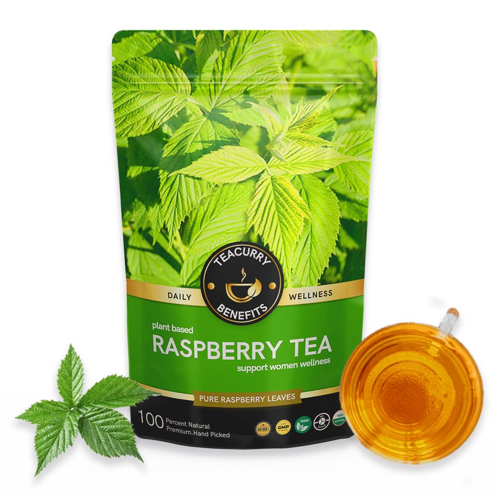 TEACURRY Himalayan Raspberry Tea (100 Grams, 200 Cups)- Helps with Period health, Fertility, Labour & Child birth - Raspberry From Washingt
TEACURRY Himalayan Raspberry Tea (100 Grams, 200 Cups)- Helps with Period health, Fertility, Labour & Child birth - Raspberry From Washingt