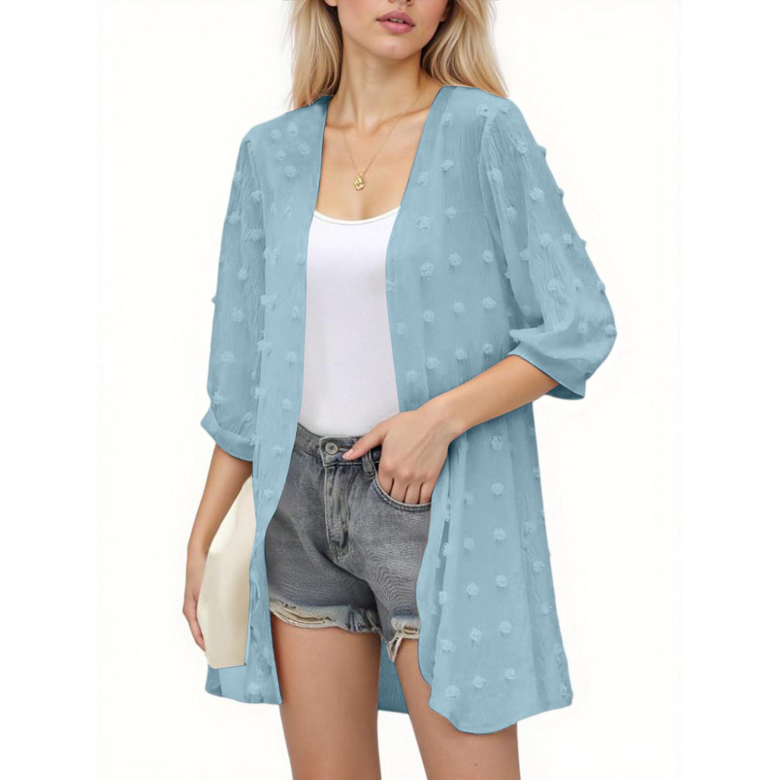 Women s Fashion Casual Seven Split Sleeve Color Cardigan Sun Top M
Women s Fashion Casual Seven Split Sleeve Color Cardigan Sun Top M