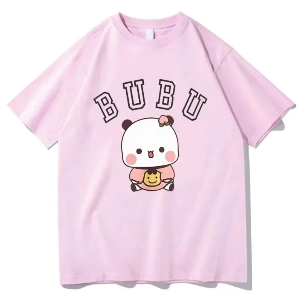 Kawaii Bubu Dudu Panda Bear T-shirts Short Sleeve Summer Women/Men Tee-shirt Cartoon Graphic Printing Tshirts Girls Tees S
Kawaii Bubu Dudu Panda Bear T-shirts Short Sleeve Summer Women/Men Tee-shirt Cartoon Graphic Printing Tshirts Girls Tees S