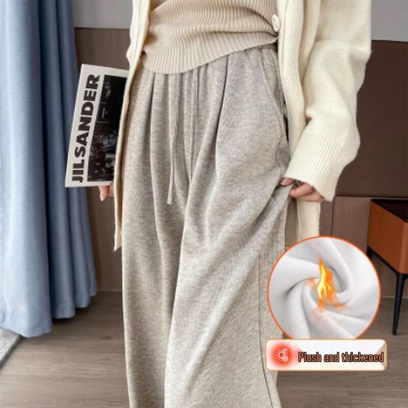 HSTYLE Women s Plush-Lined Wide-Leg Casual Pants L
HSTYLE Women s Plush-Lined Wide-Leg Casual Pants L